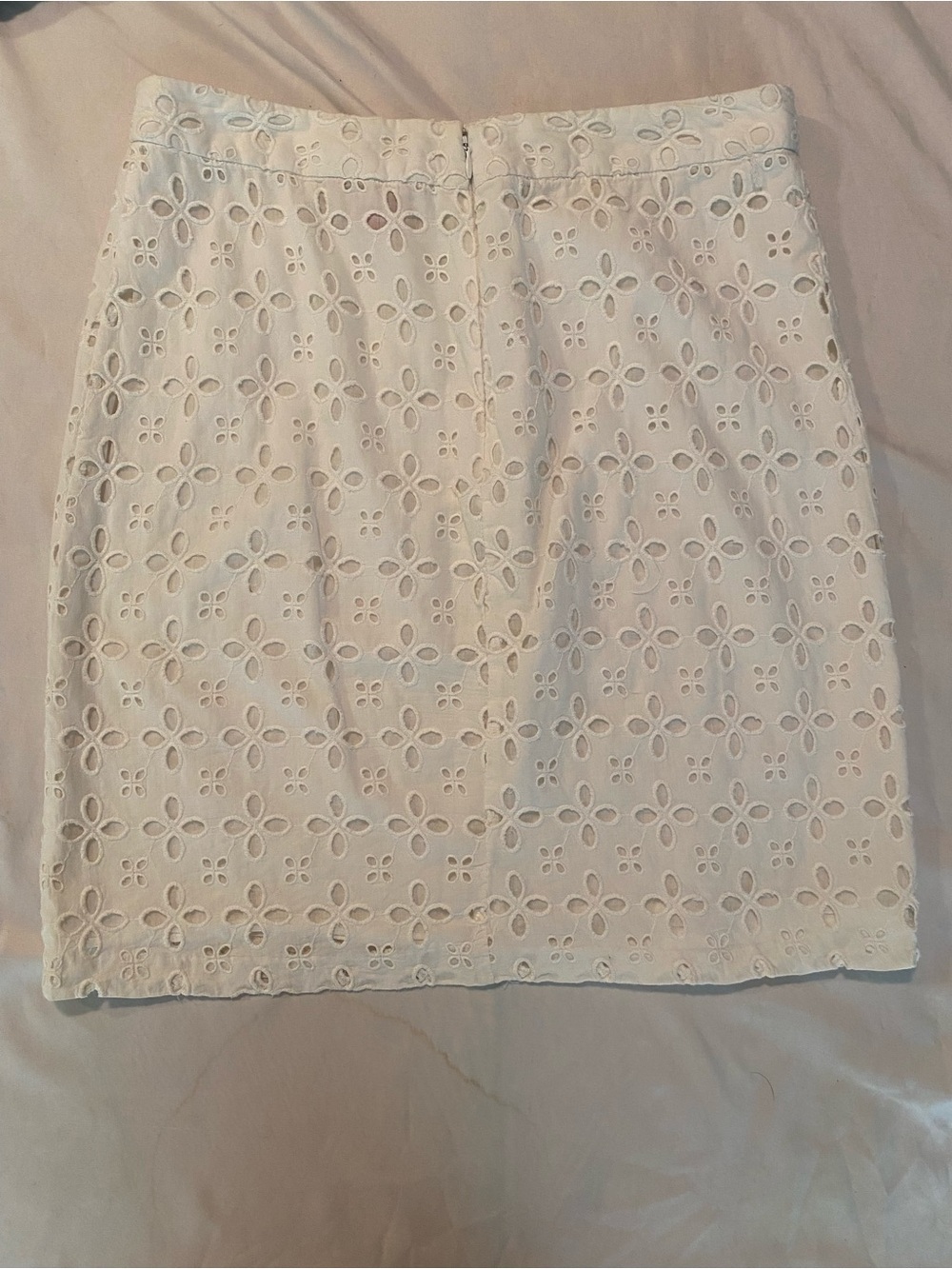 Sunny Leigh White Eyelet Mini Skirt - Picture 6 of 7